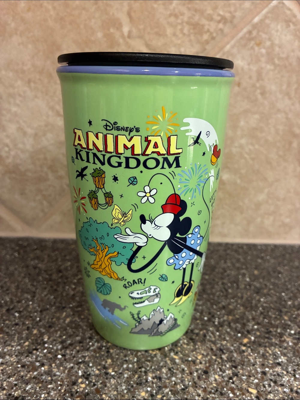 Disney’s Animal Kingdom Starbucks tall ceramic coffee 12oz cup/mug